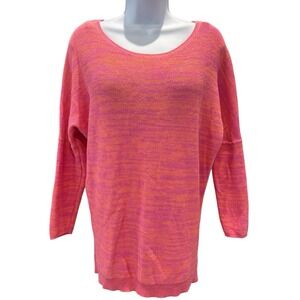 American Eagle Pink Orange Marled Knit Sweater Women's‎ S